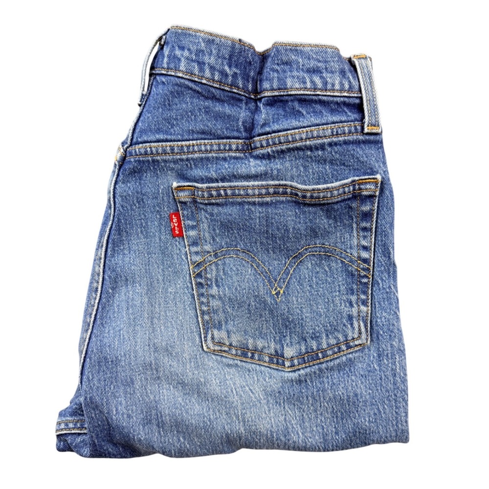 Levis 501 Original Fit Mens Blue Denim Jeans Straight Leg Button Fly W29 L32